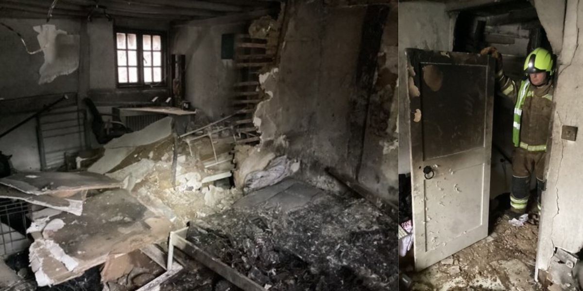 Candle Warning After House Fire Causes Major Damage
